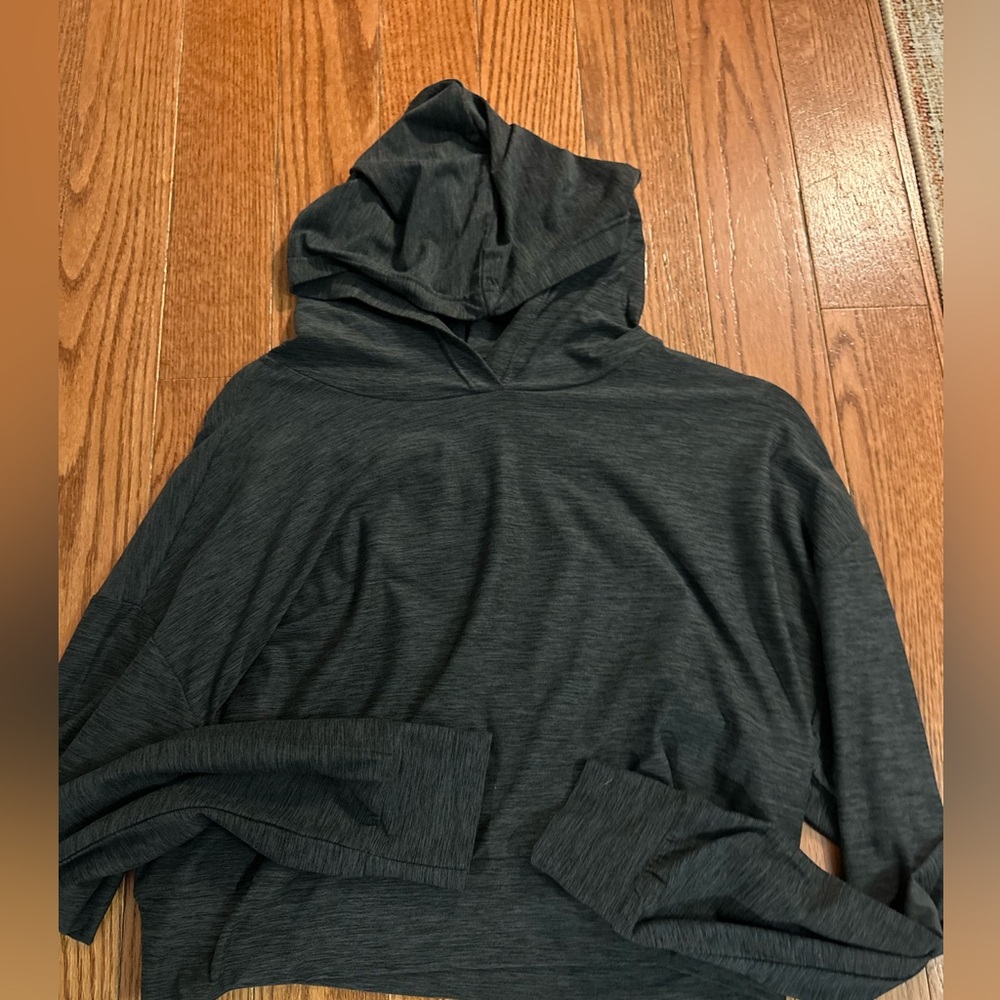 Fox and robin cropped women’s hoodie